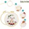 6 pcs, 3.4 inch to 10.2 inch, Assorted Colors-Embroidery Hoops Set